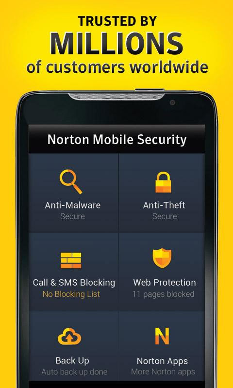 5) Norton Mobile Security App