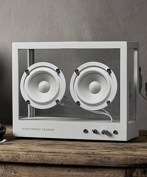 Transparent Speaker - luxury men's gadgets
