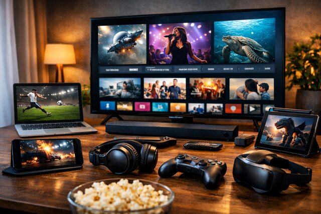 Modern multimedia and streaming device setup