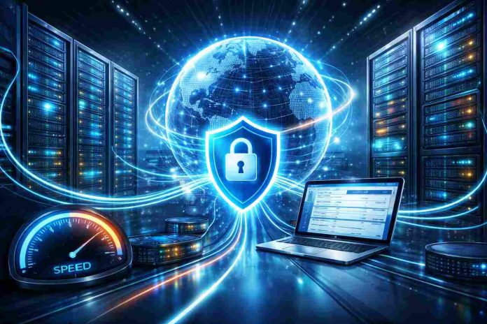 Secure Usenet servers with privacy shield and high-speed connectivity.