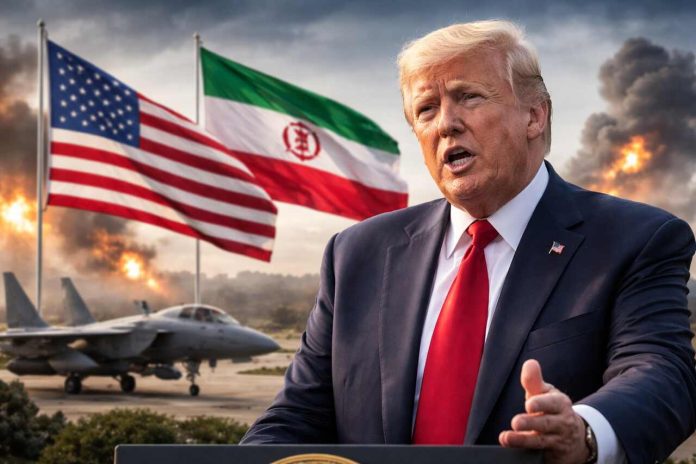 Donald Trump speaks on Iran amid U.S. strike tension and military backdrop