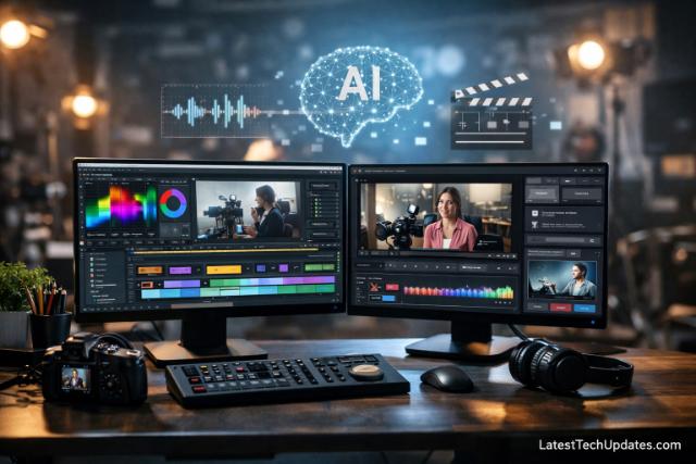 AI video editing tools accelerating video production workflow