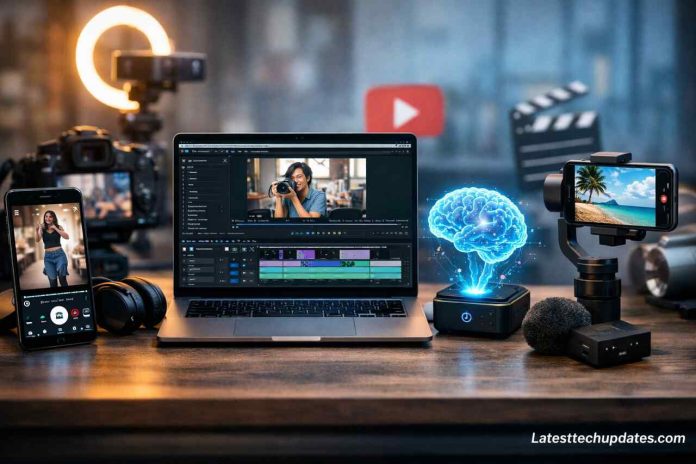AI tools setup for short-form video editing and content creation