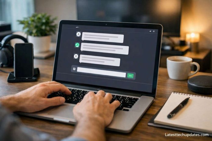 Beginner using ChatGPT on laptop step-by-step guide
