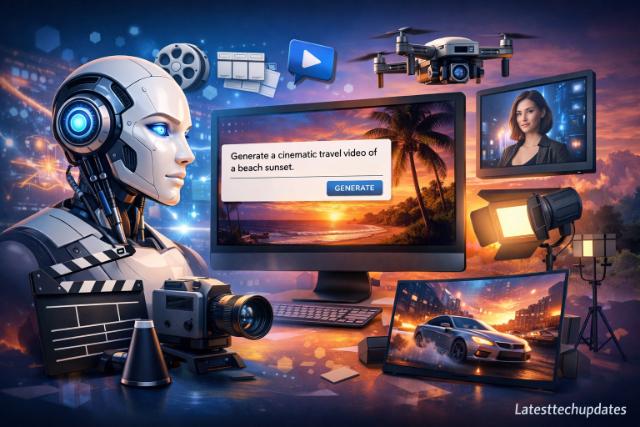 AI generating video content from prompts