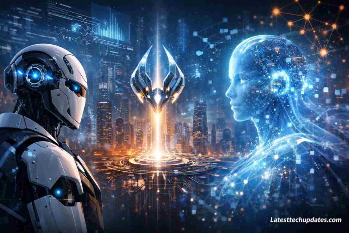 OpenClaw Creator AI agent futuristic semantic technology scene