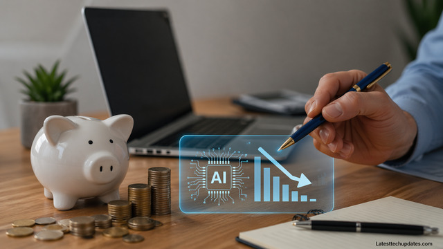 AI reducing financial costs with digital analytics and savings tools