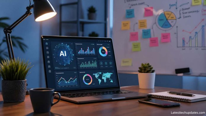 AI tools dashboard for digital marketing analytics