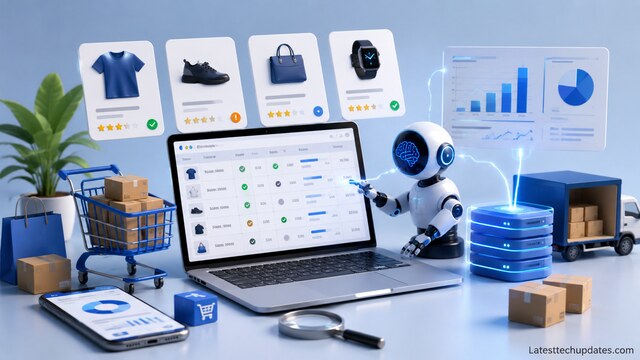 AI-powered ecommerce product feed optimization dashboard
