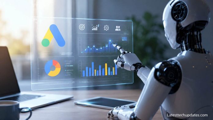 AI-powered Google Ads campaign dashboard with automation and analytics