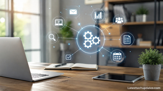 Workflow automation dashboard improving marketing productivity