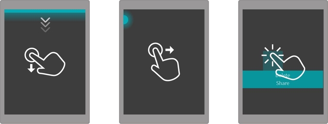Sailfish OS gesture navigation controls