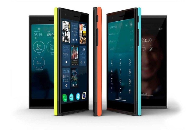 Colorful Jolla Sailfish OS smartphones