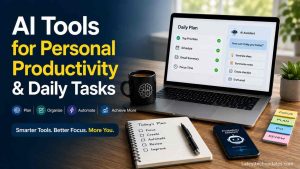 AI productivity tools helping users manage daily tasks and improve workflow efficiency