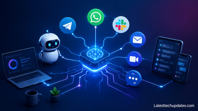 AI tools connected to daily communication channels