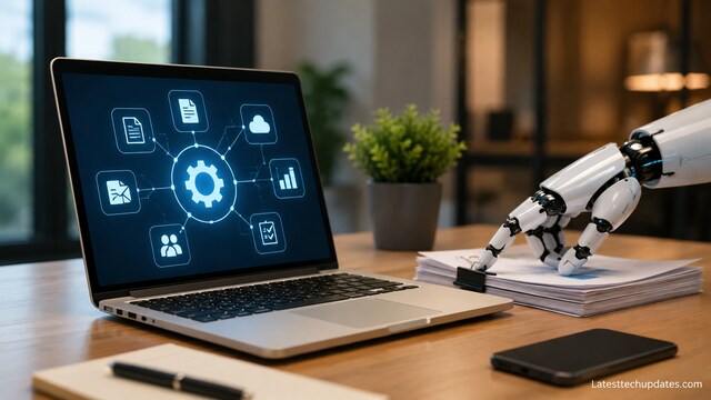 Automated task management workflow dashboard