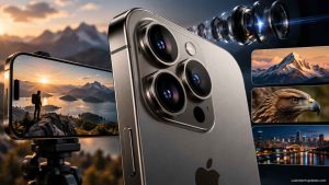 iPhone 18 Pro Max camera with zoom and photography features