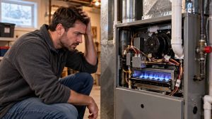 Furnace restarting repeatedly without heating the house.
