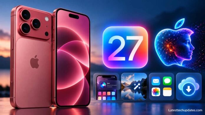 iPhone 18 Pro Max iOS 27 with Apple Intelligence features