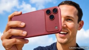iPhone 18 Pro Max video camera with triple-lens rear camera