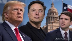 Donald Trump, Elon Musk and James Talarico featured in the 2026 Texas Senate race.
