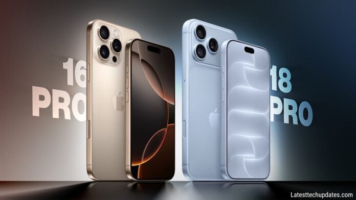 iPhone 18 Pro Max vs iPhone 16 Pro Max design and camera comparison